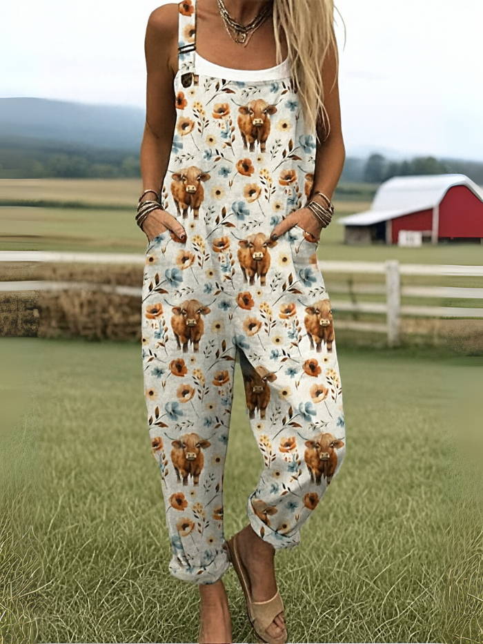Melany™ Vintage Spring Jumpsuit