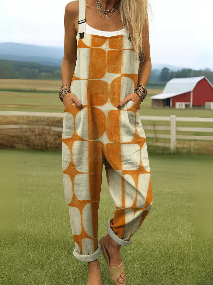 Erin™ Vintage Casual Jumpsuit