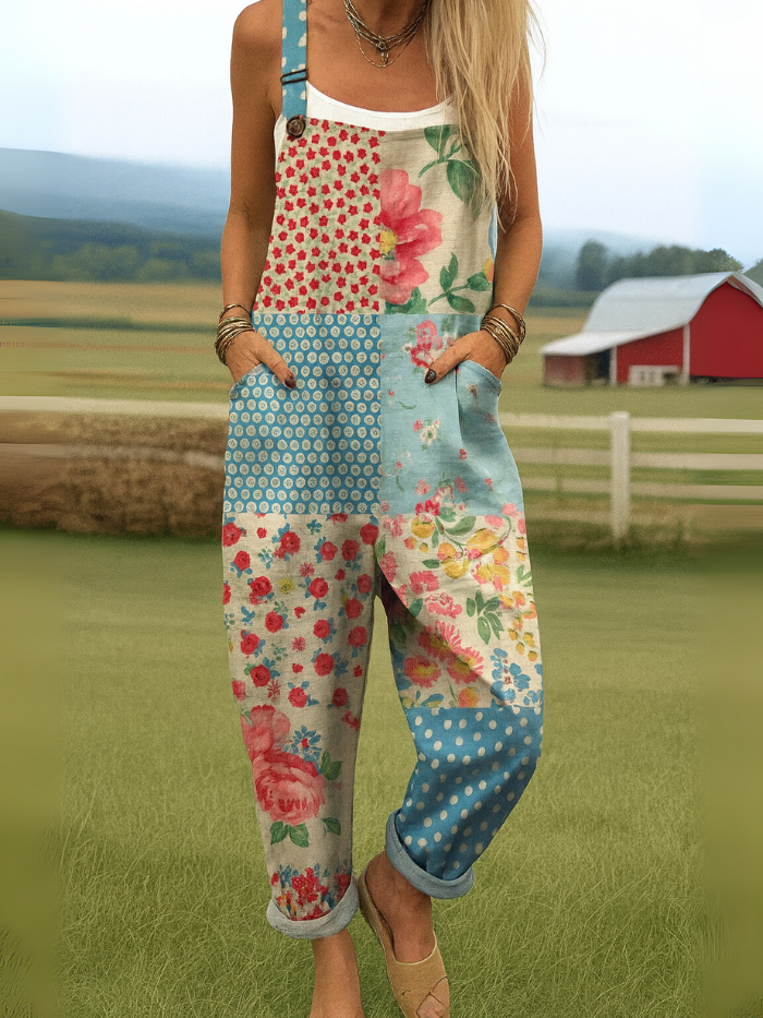 Melanie™ Floral Casual Jumpsuit