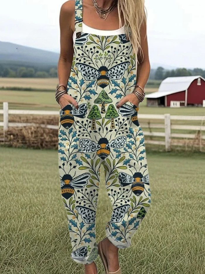 Savannah™ Leigh Embroidered Bee Jumpsuit
