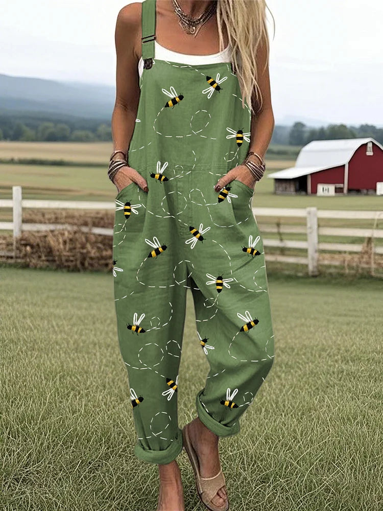 Savannah™ Leigh Embroidered Bee Jumpsuit