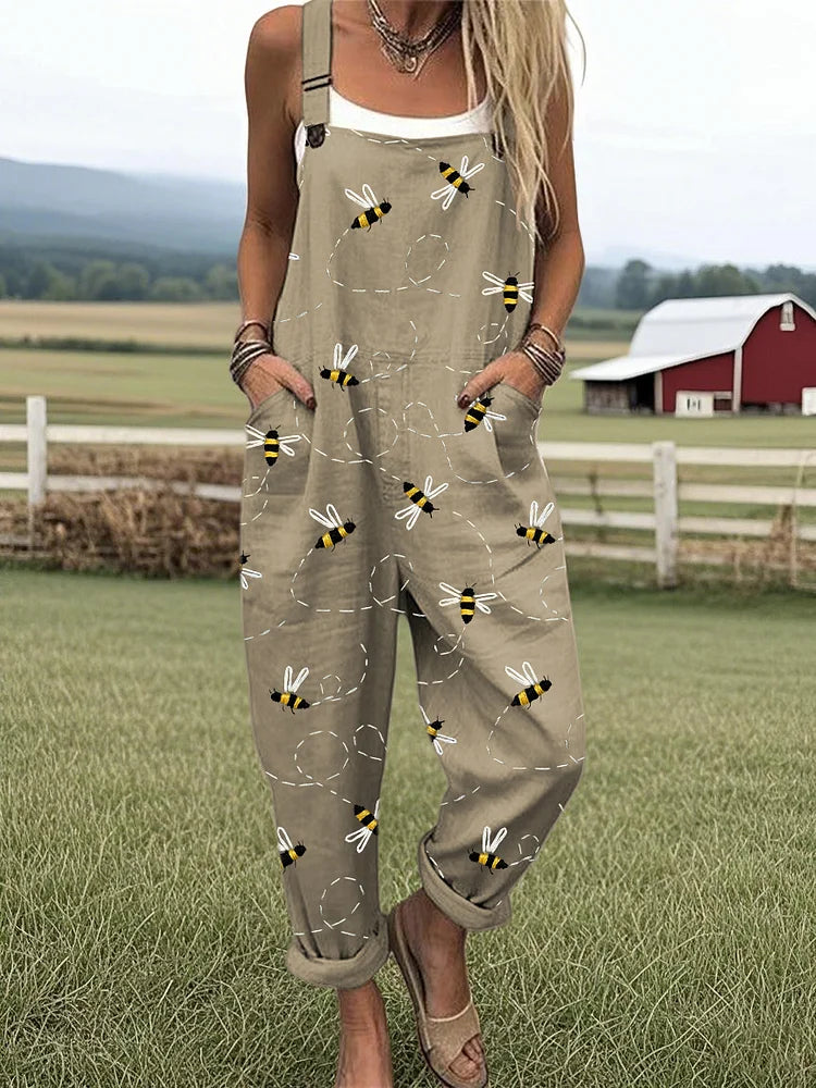 Savannah™ Leigh Embroidered Bee Jumpsuit